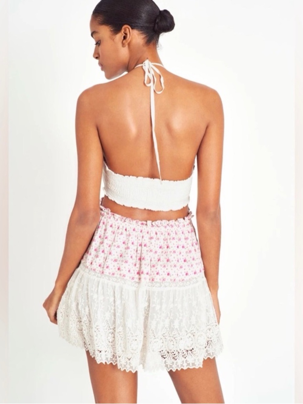 Loveshackfancy women’s kesia dress in poppy pink brand new with tags size xlarge - Picture 4 of 9